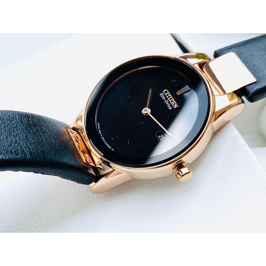 Đồng Hồ Nữ CITIZEN Eco-Drive Axiom GA1058-16E Chính Hãng Tặng Dây Da Cao Cấp