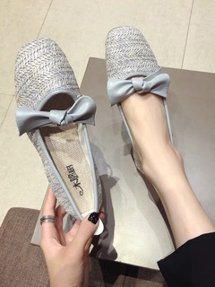 Giày cói đế bệt