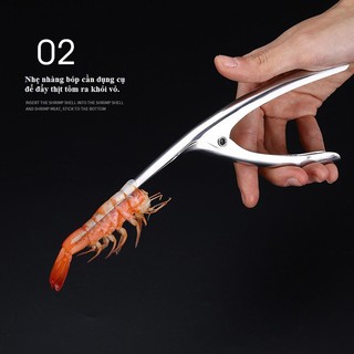 Dụng cụ bóc vỏ tôm