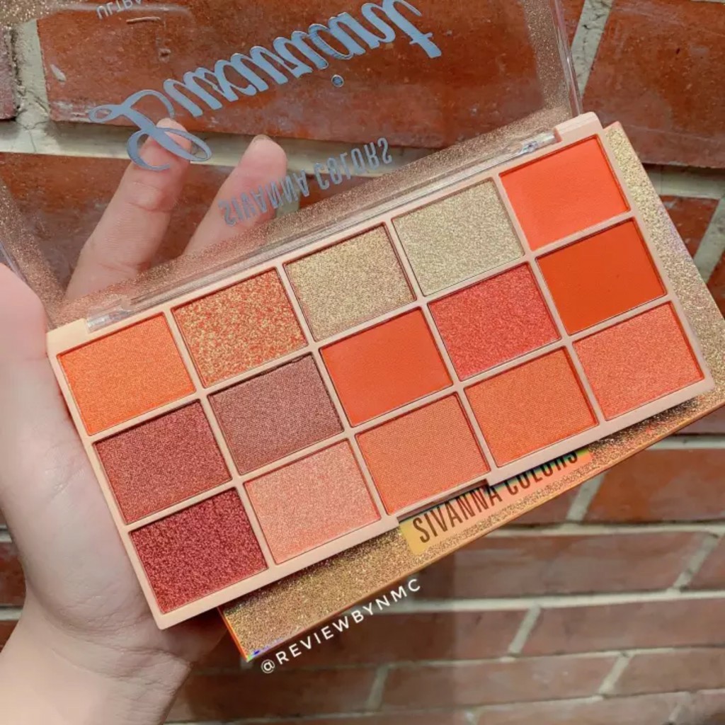 [ An toàn FDA]  Phấn Mắt 15 Ô  Sivanna Colors Luxuriant HF3011 [ Màu Hồng Đất ] | BigBuy360 - bigbuy360.vn