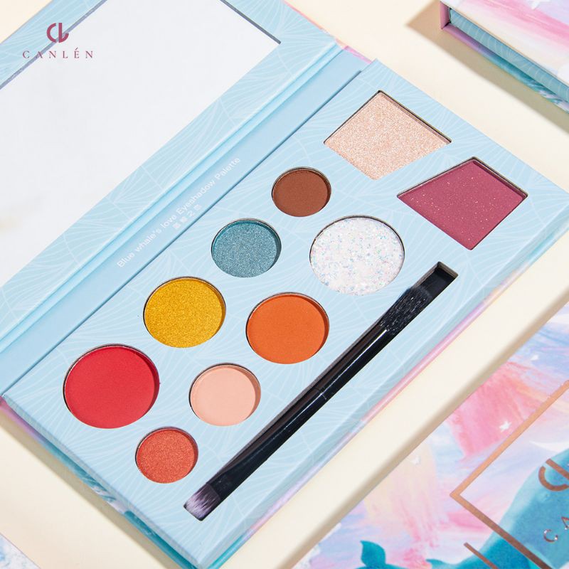 phấn mắt 10 ô kèm gương sang chảnh | BigBuy360 - bigbuy360.vn