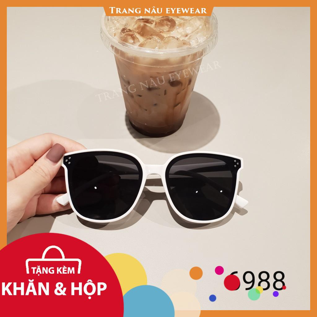[GIÁ SỐC] [SIÊU SALE] Kính Mát Phong Cách Hàn Quốc - Kính Râm Thời Trang 6988 (tặng kèm hộp đựng kính)