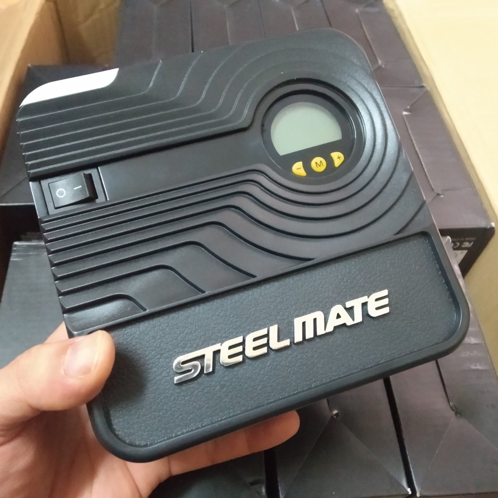 Bơm Ô Tô Mini Tự Động Ngắt Steelmate P05 - BẢO HÀNH 12 THÁNG