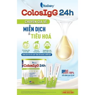 Bộ sữa Colos IgG 24h 90g