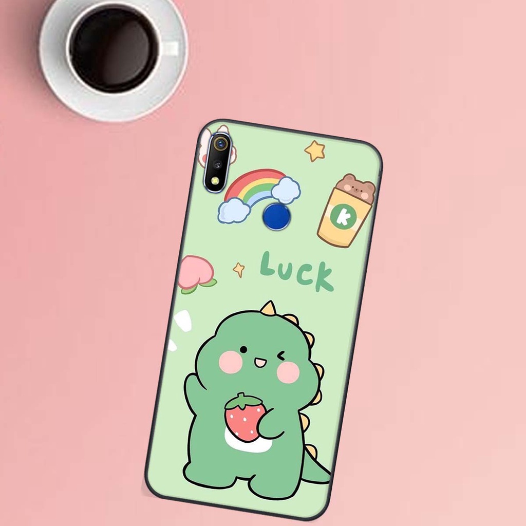Ốp lưng Oppo REALME 3 / REALME 3 PRO in hình khủng long , gấu nâu xinh xắn, siêu cute  mà còn vô cùng RẺ -ĐẸP