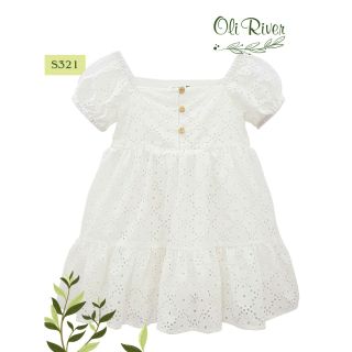 Váy thô đục lỗ cho bé gái