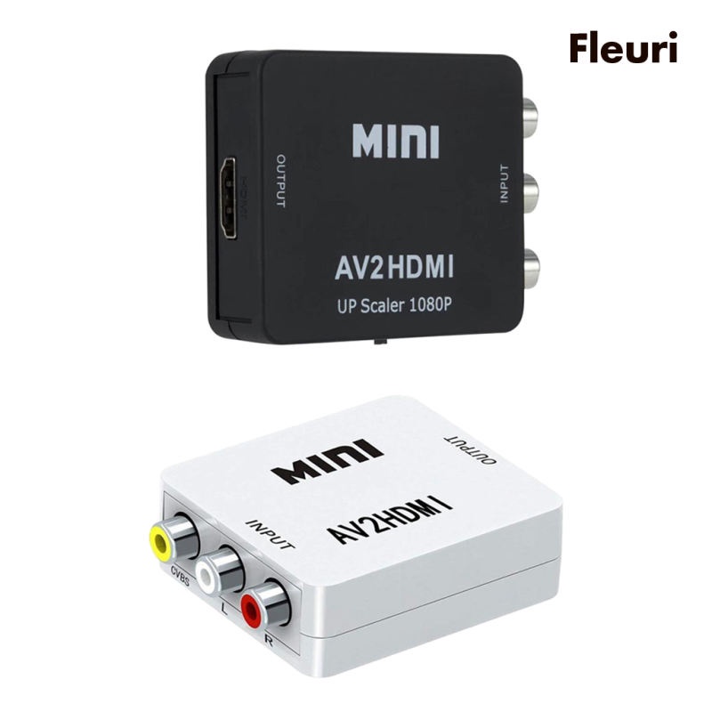 Hộp Chuyển Đổi AV CVBS Sang HDMI 1080P AV2HDMI Màu Trắng Chuyên Dụng Cho HD TV