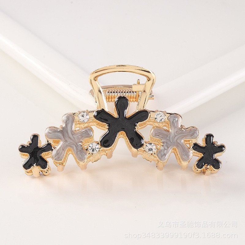 Kẹp tóc FREESHIP Giảm 1k Khi Nhập [GENZ123] Kẹp Tóc Kim Loại Đính Hoa Sang Trọng