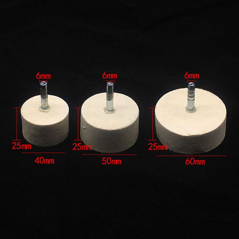 Đầu Xi Lanh Đánh Bóng 40mm / 50mm / 60mm 1 Bằng Len Nỉ Cho Máy Mài Móng