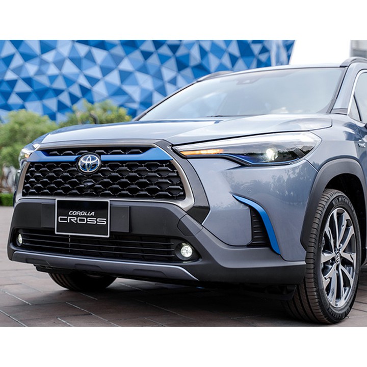 Ốp đèn gầm trước, gầm sau xe Toyota Corolla Cross 2020- 2021- Hàng đẹp