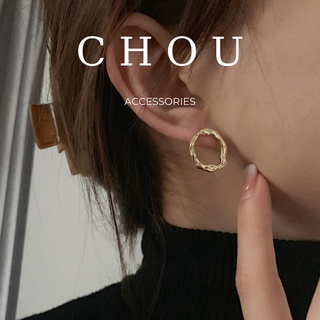 Bông tai khuyên tai vòng tròn | chou accessories |