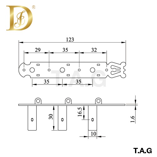 Bộ khoá đàn Guitar Classic DerJung DJ203, DJ204, DJ208 cao cấp chính hãng