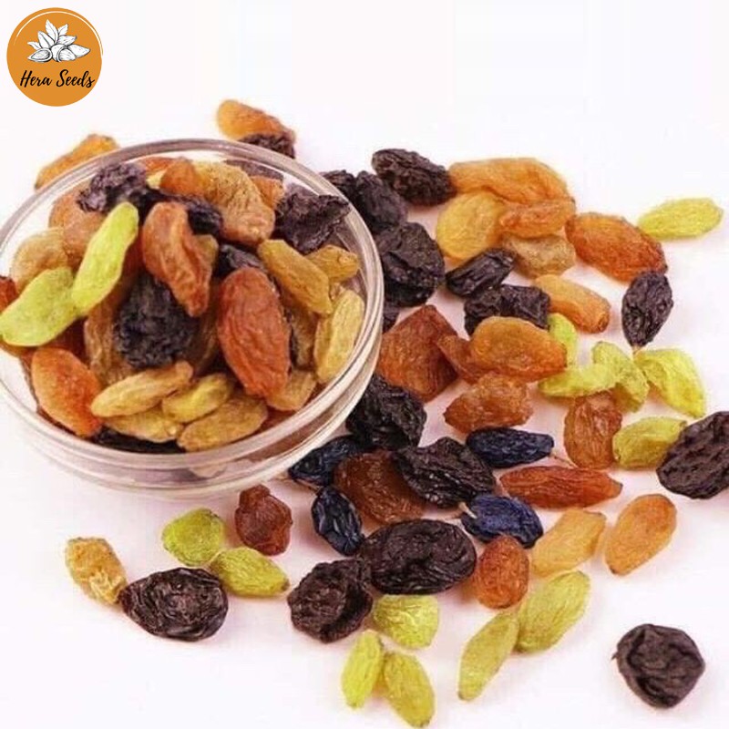 500g Nho Khô Mix 3 Màu Cao Cấp Nhập Khẩu Chi Lê