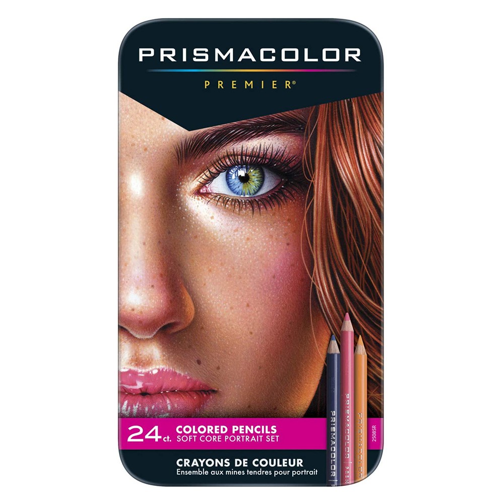 Bộ bút chì tả da Prismacolor Premier Portrait Colored Pencil – 24 Màu