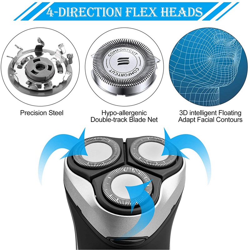 [Hàng mới về] Bộ 3 đầu cạo râu SH30/50/52 dành cho máy cạo râu Philips Series 1000/2000/3000/5000