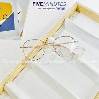 Gọng kính nam nữ, kim loại mảnh nhẹ nhiều màu dễ đeo 5286 Siêu hot - Kính Mắt Five Minutes