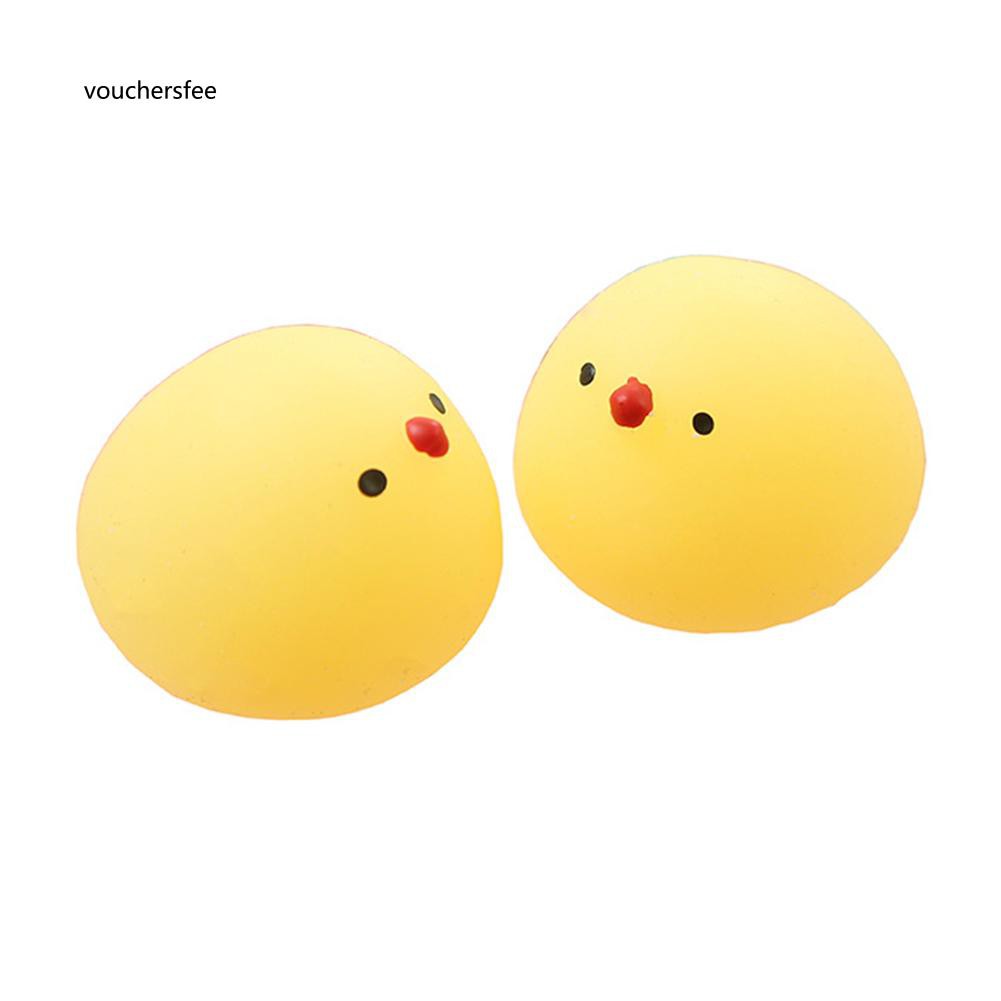Squishy hình con gà màu vàng dễ thương làm quà tặng cho trẻ đồ chơi đàn hồi mềm mịn dễ thương