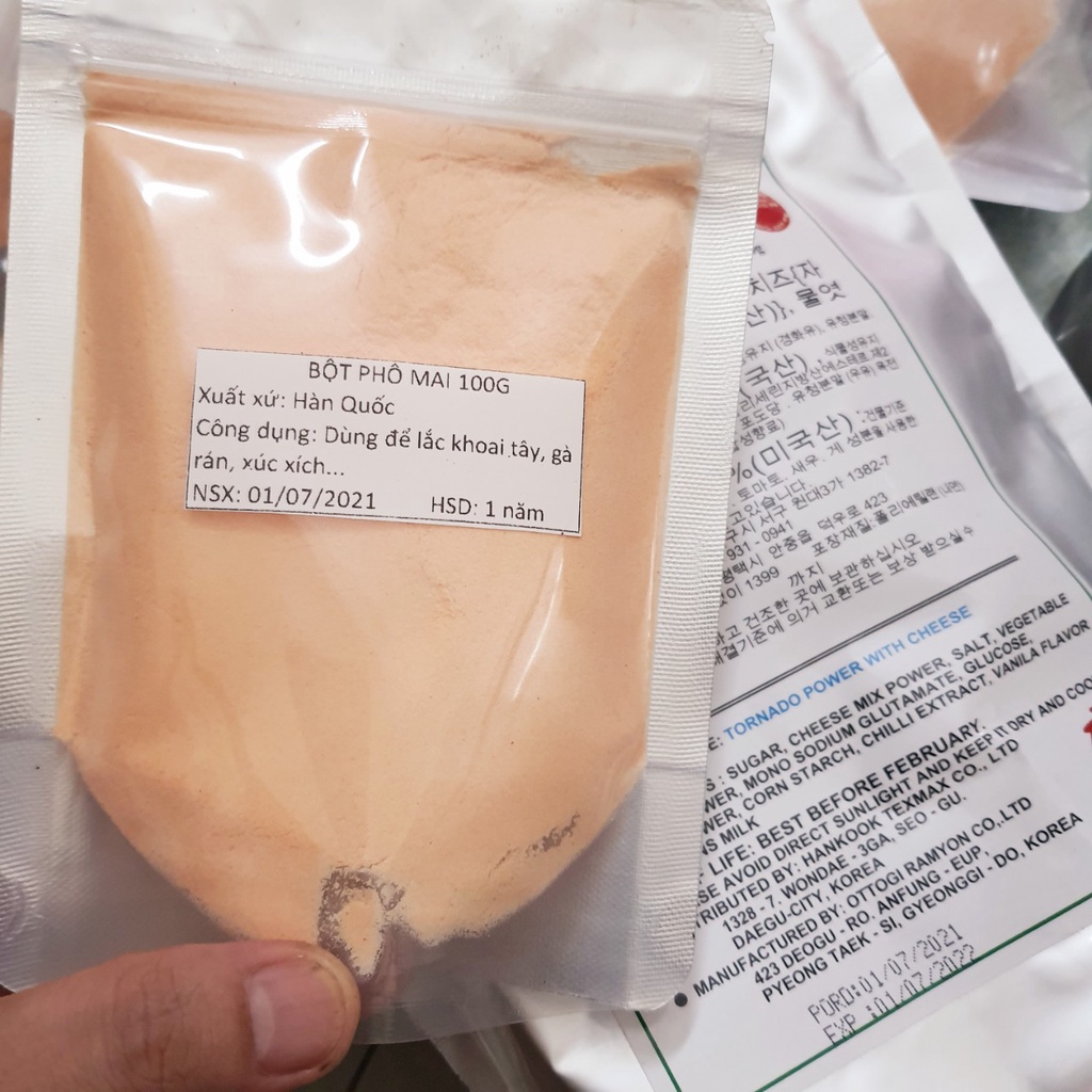 (HT) bột phô mai lắc-bột phô mai hàn quốc (100g)