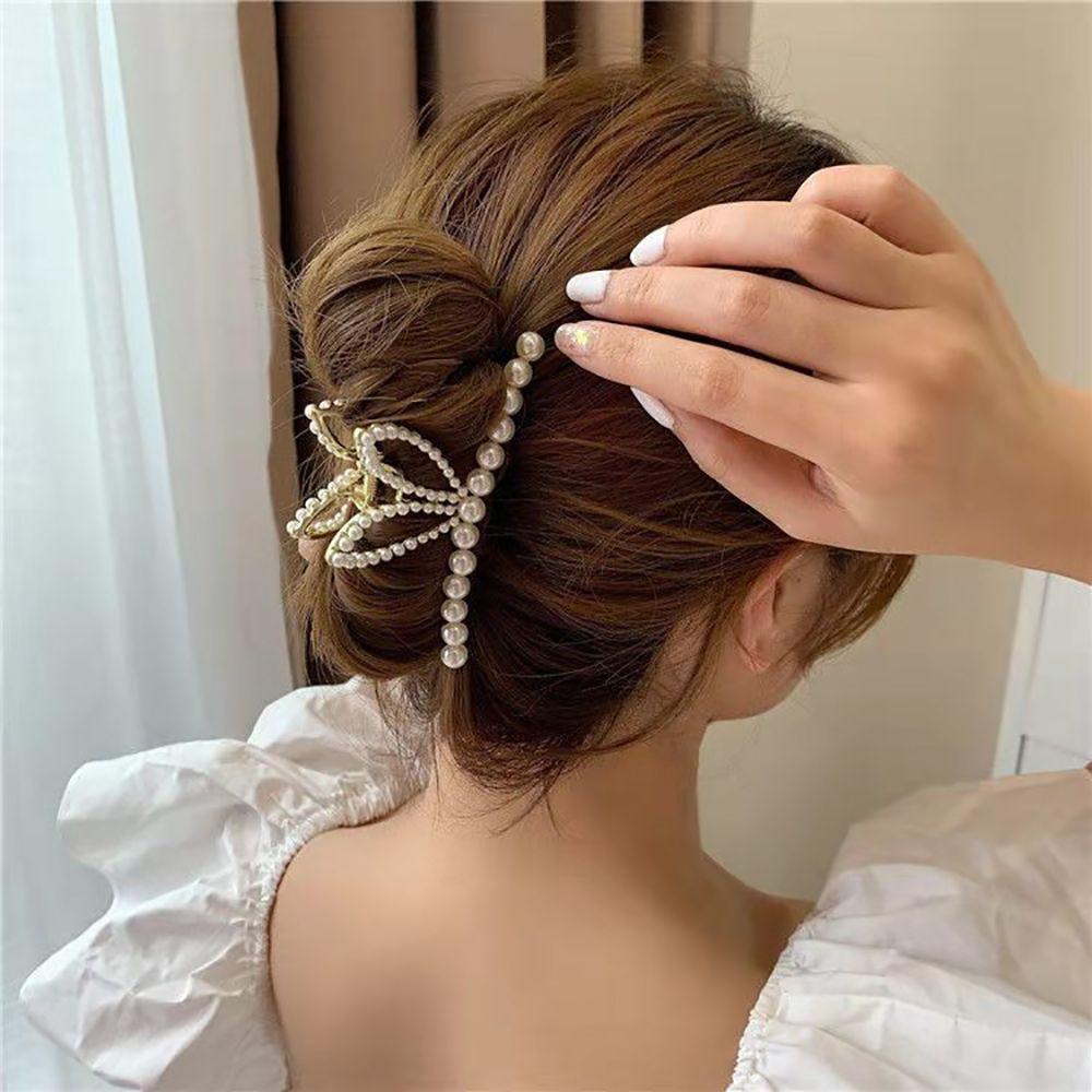 TWINKLE Kẹp Tóc Hình Nơ / Tai Thỏ Bằng Hợp Kim Lấp Lánh Thời Trang Cho Nữ