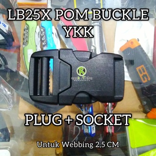 Lb25x Khóa POM YKK Cho 2,5 CM. Túi Kiểm Tra