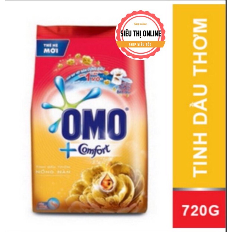 BỘT GIẶT OMO COMFORT LOẠI MỚI 720G