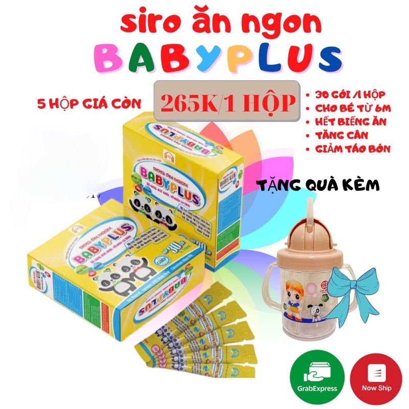 siro BABYPLUS cho bà bầu và trẻ em - Siro Ăn Ngon chứa colostrum ,tăng cân ,hết biếng ăn,tiêu hoá tốt