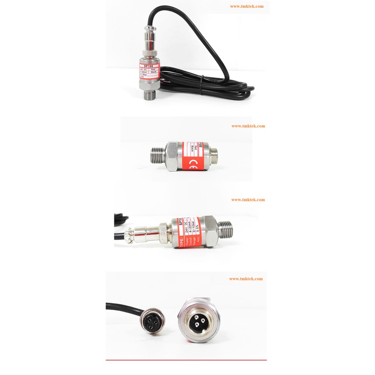 SP100 - Cảm biến áp suất 0-10 bar 4-20mA - Phi 13mm