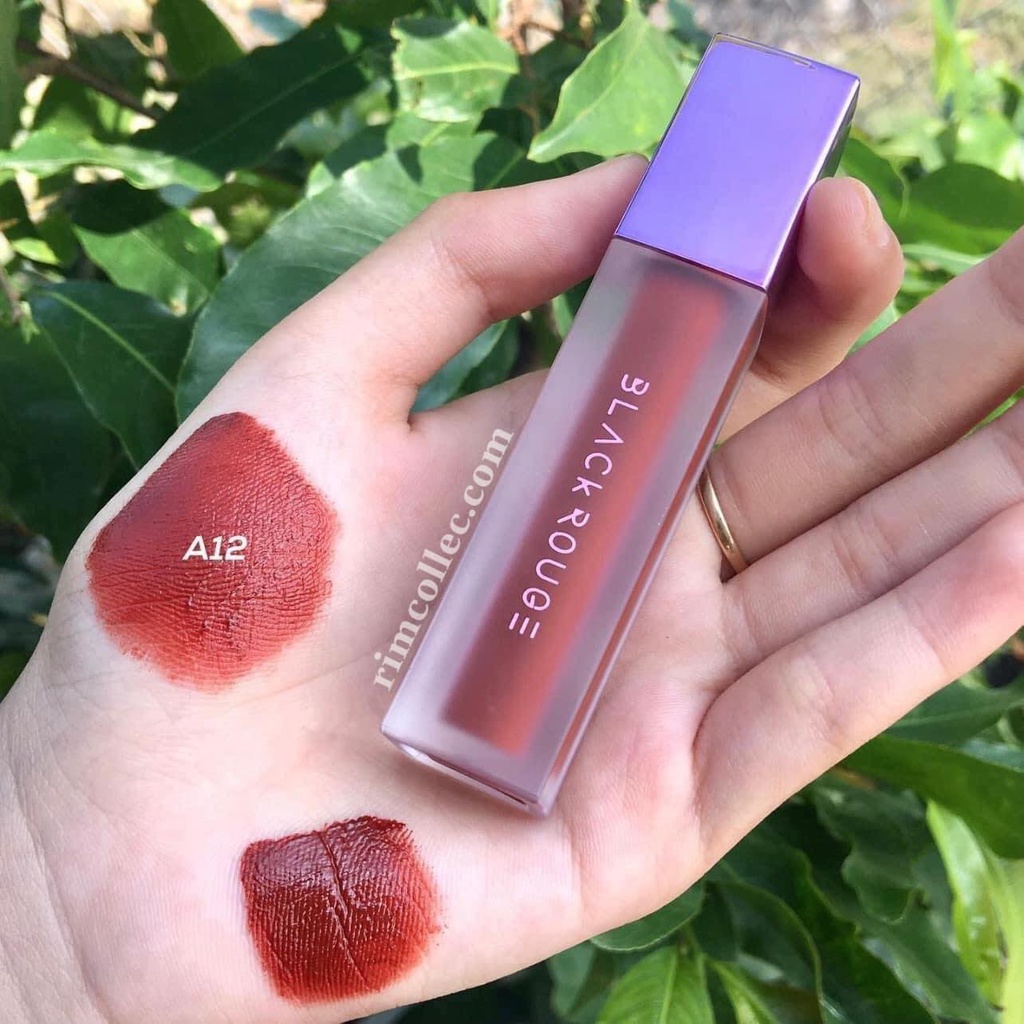 Son Black Rouge Air Fit Velvet Tint Ver 2 Màu A12 Dashed Brown – Đỏ Nâu