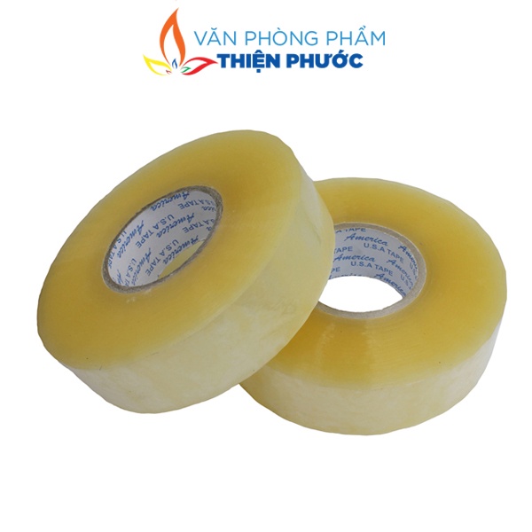 Băng keo trong 1KG 4.8cm dán thùng Độ dính 45 THIỆN PHƯỚC