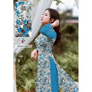 vải áo dài hoa nhí