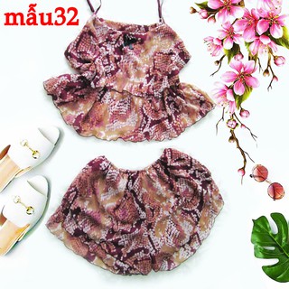 Đồ bộ voan  2 tầng hàng big size