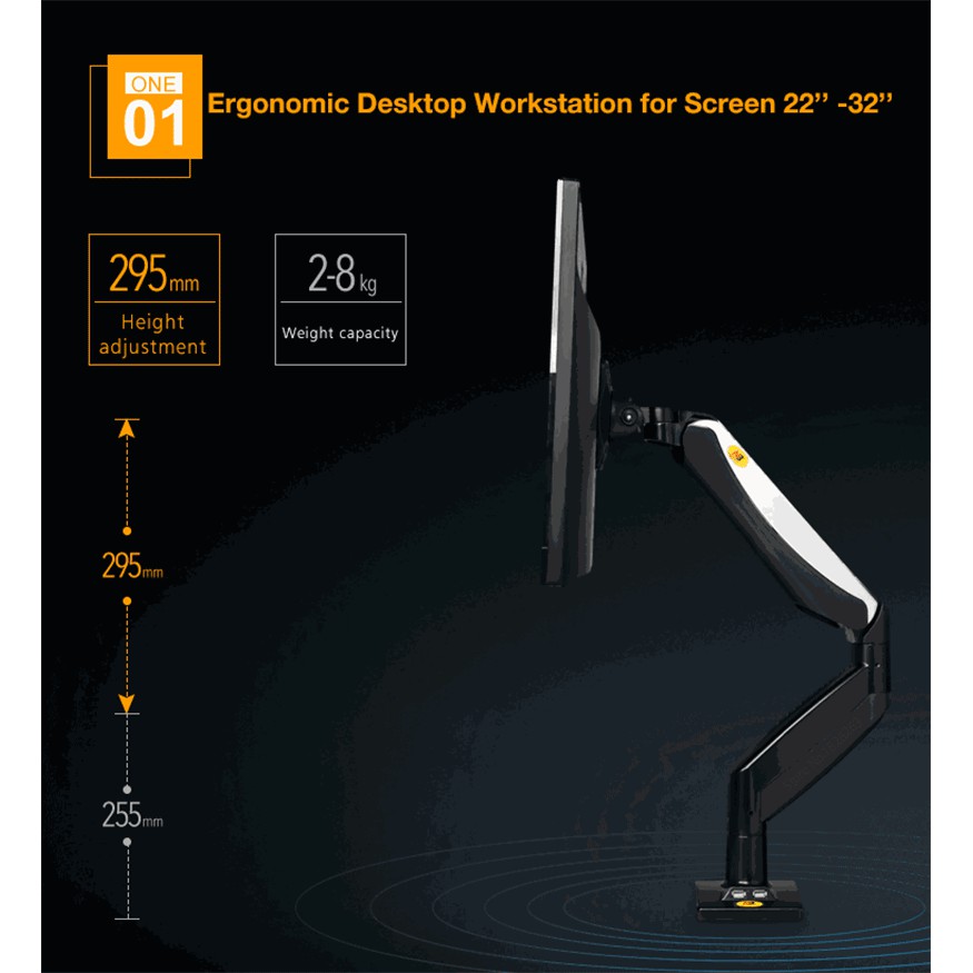 Tay nâng màn hình NB nhập khẩu F85A | BigBuy360 - bigbuy360.vn