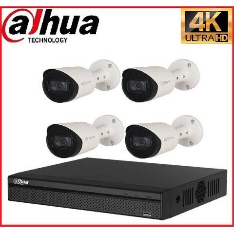 Trọn gói Camera Cao cấp 4K 02 - 4 camera Dahua (8MP)