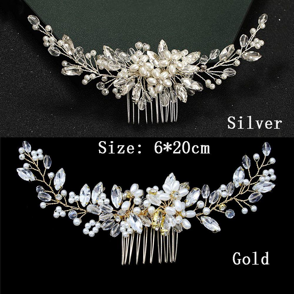 Lược Cài Tóc Đính Hoa Handmade Dành Cho Cô Dâu