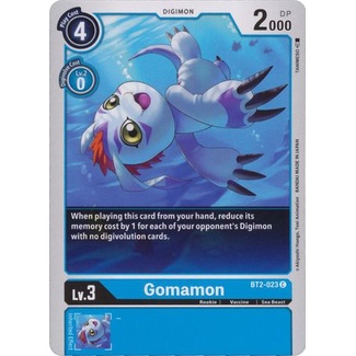 Thẻ bài Digimon - TCG - Gomamon / BT2-023'