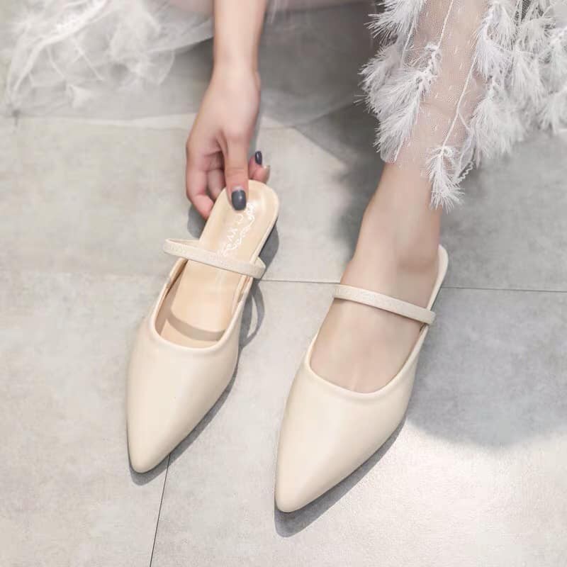 Giày sục dây mũi nhọn điệu đà Hàn Quốc | BigBuy360 - bigbuy360.vn