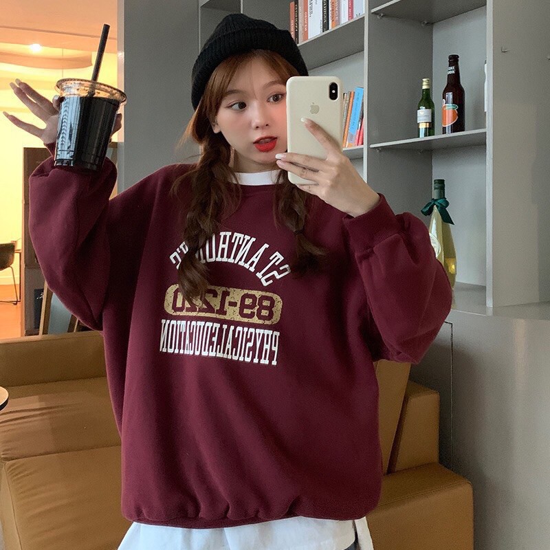 Áo sweater nỉ nhập dày xịn (mua live)