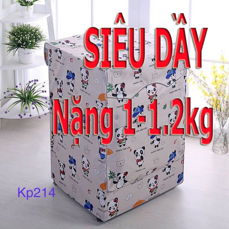 Trùm máy loại Dày ( DÂY KÉO TO, KHÓA KÉO LỚN), (Giao họa tiết ngẫu nhiên)