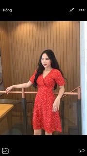 Đầm hoa chất voan
