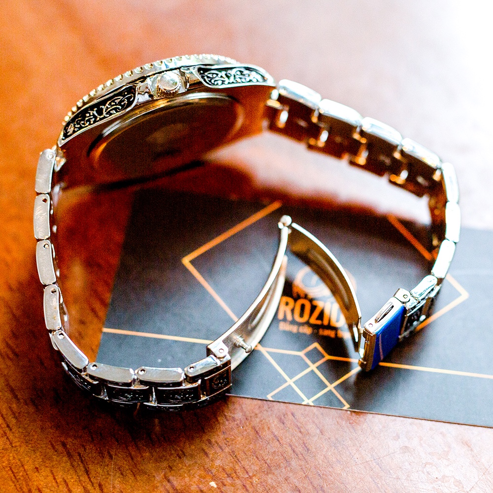 Đồng hồ nam chính hãng đẹp dây thép cao cấp giá rẻ thời trang cổ diển chống nước Rozida'1 DH06 | BigBuy360 - bigbuy360.vn