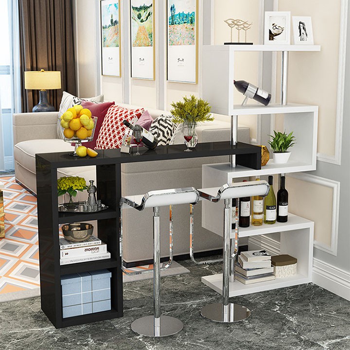 💥Giá sốc💥 Quầy bar mini ngăn bếp và phòng khách gỗ MDF BAH038 | BigBuy360 - bigbuy360.vn