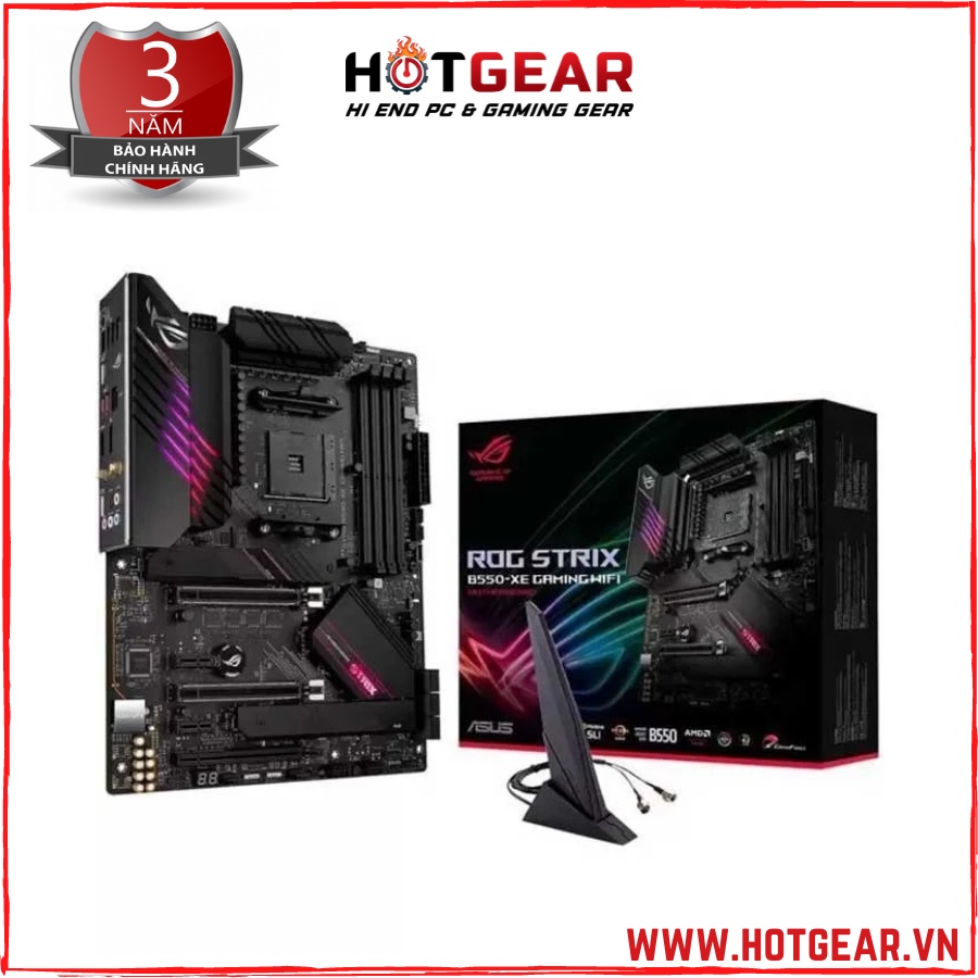 Mainboard ASUS ROG STRIX B550-XE GAMING WIFI (AMD B550, Socket AM4, ATX, 4 khe RAM DRR4) hàng chính 