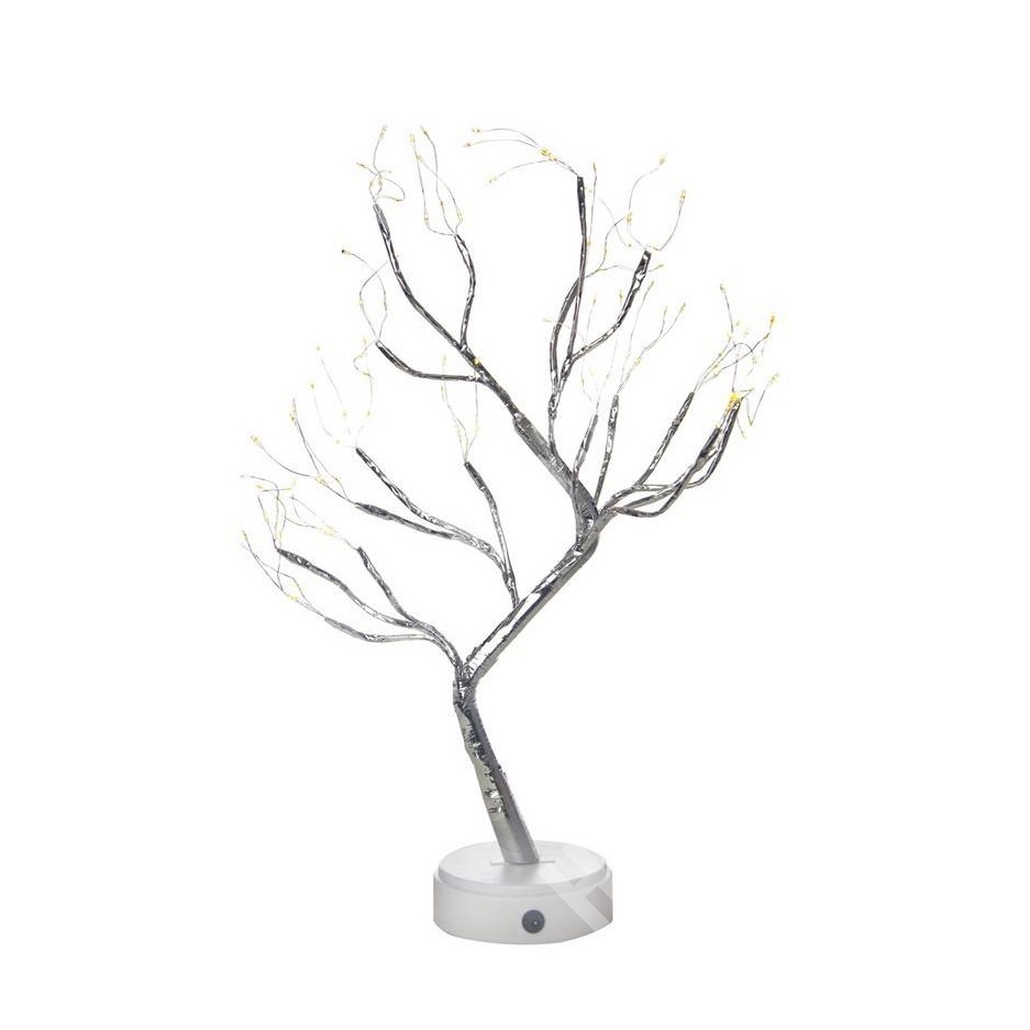 Đèn ngủ để bàn led trang trí phòng ngủ hình cây Decor 108 bóng dùng pin hoặc cắm dây USB 2 in 1 HEADSHOP