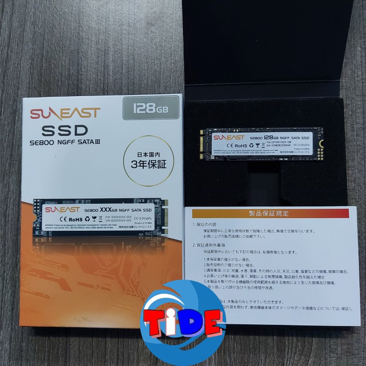 Ổ cứng SSD M2 SunEast 128GB nội địa Nhật Bản – CHÍNH HÃNG – Bảo hành 3 năm