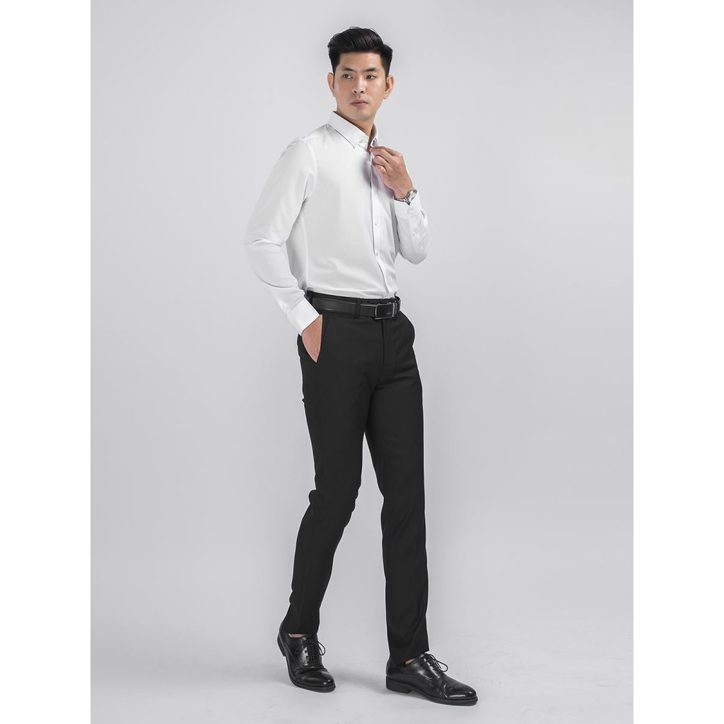 Áo Sơ Mi Nam Trắng Dài Tay Aristino – ALS18908, ALS18808 Tôn Dáng, Hạn Chế Nhăn, Chất Vải Mềm Mát