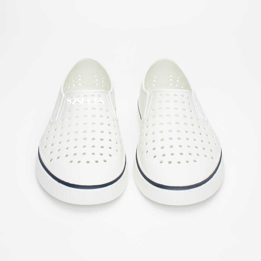 [Urban, Mẫu mới] Giày nhựa lỗ nam nữ đi mưa đi biển Urban - Chất liệu Eva siêu nhẹ, chống nước, giá tốt - Trắng Xanh