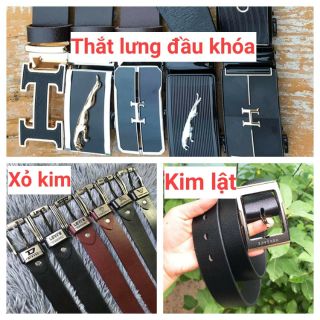Thắt lưng da bò cao cấp, dây nịt da bò, thắt lưng da bò, dây nịt giá rẻ + tặng kèm hộp quà đẹp