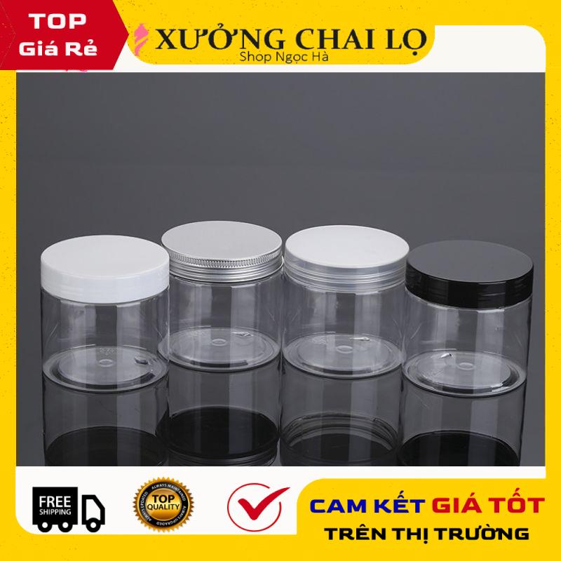 Hủ Đựng Kem ❤ GIÁ RẺ NHẤT ❤ Hủ nhựa pet 50g,100g,200g,250g,500g đựng mỹ phẩm, thực phẩm, đồ khô, ngũ cốc