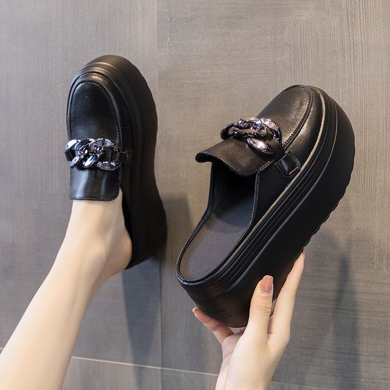 Dép Đế Dày Tăng Chiều Cao Phong Cách Mới Cho Nữ