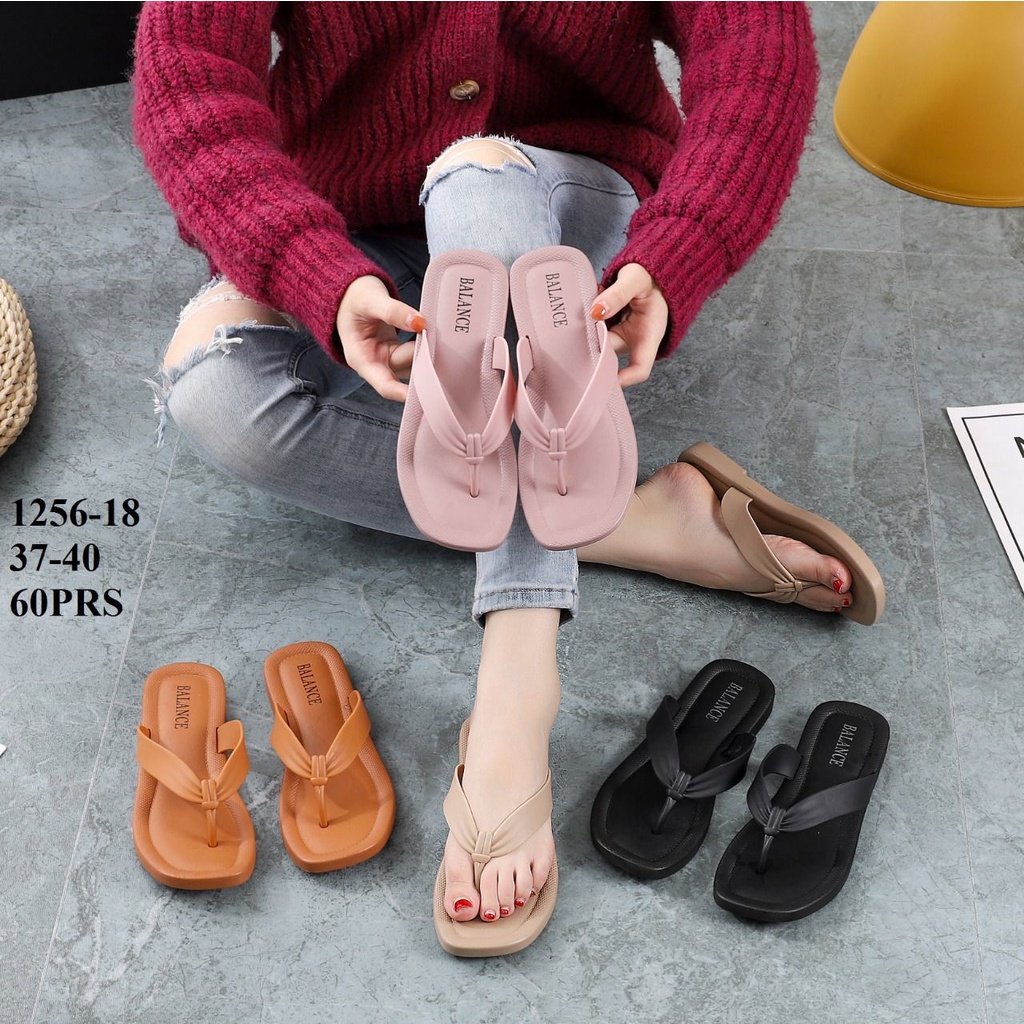 Sandal Cân Bằng 1256-18 UK 37 / 40 Nhập Khẩu Với Chất Liệu Cao Su